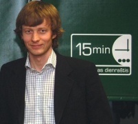 Nežinomo autoriaus nuotraukoje: Tomas Balžekas Nežinomo autoriaus nuotraukoje: Tomas Balžekas